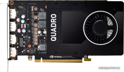 Видеокарта PNY Quadro P2200 5GB GDDR5X VCQP2200BLK-1  купить в интернет-магазине X-core.by