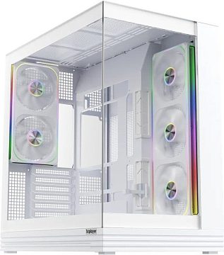 Корпус 1stPlayer OV8 OV8-WH-2FP7R-3-W-1FP7-2-W-HUB3 (белый)