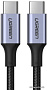 Кабель Ugreen US316 70428 USB Type-C - USB Type-C (1.5 м, черный)