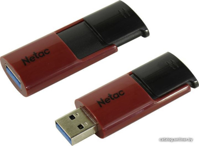 USB Flash Netac 128GB USB 3.0 FlashDrive Netac U182 Red  купить в интернет-магазине X-core.by