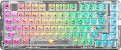 Купить клавиатура redragon elf pro (прозрачный/белый) в интернет-магазине X-core.by