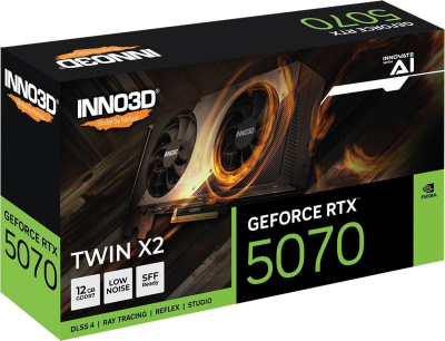 Видеокарта Inno3D GeForce RTX 5070 Twin X2 N50702-12D7-195064N  купить в интернет-магазине X-core.by