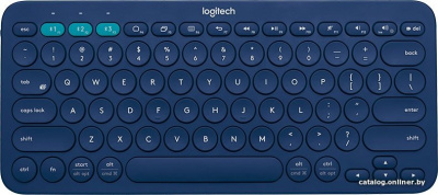Купить клавиатура logitech multi-device k380 bluetooth 920-007591 (синий) в интернет-магазине X-core.by