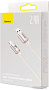 Кабель Baseus Crystal Shine USB Type-A - Lightning (1.2 м, розовый)