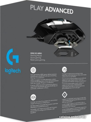 Купить игровая мышь logitech g502 hero se в интернет-магазине X-core.by