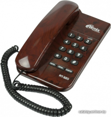 Купить проводной телефон ritmix rt-320 (мраморный кофе) в интернет-магазине X-core.by
