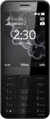 Купить мобильный телефон nokia 230 dual sim dark silver в интернет-магазине X-core.by