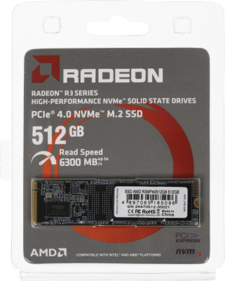SSD AMD Radeon R3 512GB R3MP40512G8  купить в интернет-магазине X-core.by