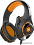 Наушники CrownMicro CMGH-102T USB (оранжевый)