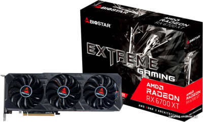 Видеокарта BIOSTAR Radeon RX 6700 XT 12GB GDDR6 VA67T6TML9  купить в интернет-магазине X-core.by