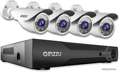 Купить комплект видеонаблюдения ginzzu hk-842n в интернет-магазине X-core.by
