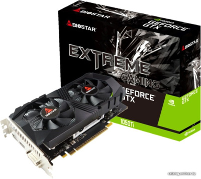 Видеокарта BIOSTAR GeForce GTX 1050 Ti 4GB GDDR5 VN1055TF41  купить в интернет-магазине X-core.by