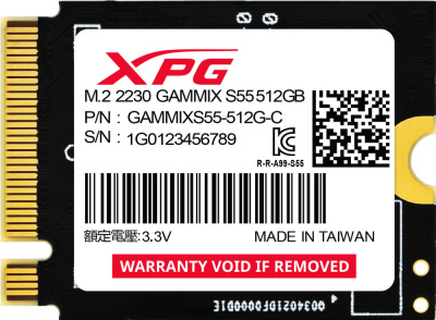 SSD ADATA XPG Gammix S55 512GB SGAMMIXS55-512G-C  купить в интернет-магазине X-core.by