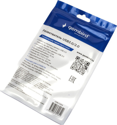 Купить usb-хаб gembird uhb-c204 в интернет-магазине X-core.by