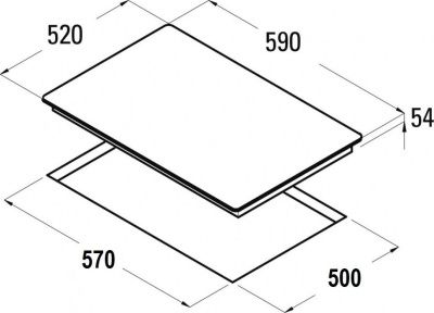 Варочная панель Schtoff IT4603 White