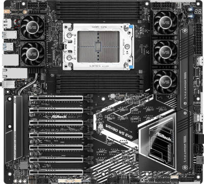 Материнская плата ASRock WRX90 WS Evo  купить в интернет-магазине X-core.by