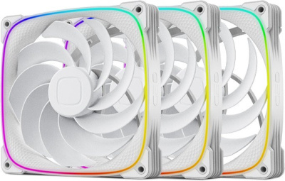Комплект вентиляторов для корпуса Geometric Future Squama 2503R-14 Triple Pack (белый)  купить в интернет-магазине X-core.by