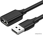 Удлинитель Ugreen US103 10313 USB Type-A - USB Type-A (0.5 м, черный)