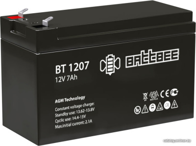 Купить аккумулятор для ибп battbee bt 1207 (12в/7ач) в интернет-магазине X-core.by