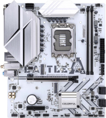 Материнская плата Colorful Battle-AX B760M-G White WiFi D5 V20  купить в интернет-магазине X-core.by