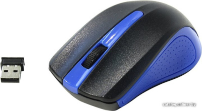 Купить мышь oklick 485mw black/blue (997826) в интернет-магазине X-core.by
