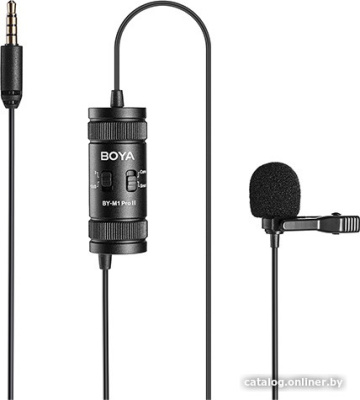 Купить проводной микрофон boya by-m1 pro ii в интернет-магазине X-core.by