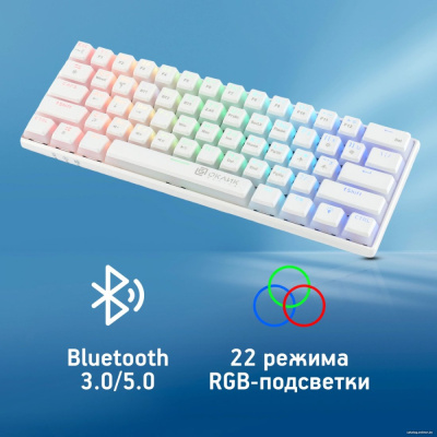 Купить клавиатура oklick k763w (белый) в интернет-магазине X-core.by
