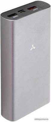 Купить внешний аккумулятор accesstyle battleship ii 20mpq 20000mah (серый) в интернет-магазине X-core.by