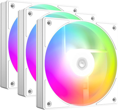 Набор вентиляторов ID-Cooling AS-120-ARGB-W Trio  купить в интернет-магазине X-core.by