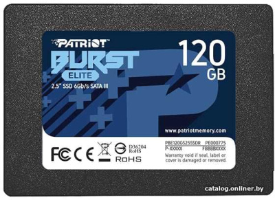 SSD Patriot Burst Elite 120GB PBE120GS25SSDR  купить в интернет-магазине X-core.by