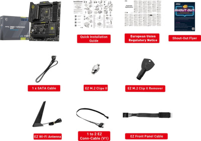 Материнская плата MSI MAG B860 Tomahawk WiFi  купить в интернет-магазине X-core.by