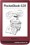 Электронная книга PocketBook 628 (красный)
