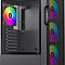 Корпус XASTRA A302 4FRGB (черный)  купить в интернет-магазине X-core.by