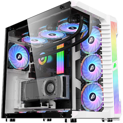 Корпус 1stPlayer Steampunk SP9 (белый)  купить в интернет-магазине X-core.by