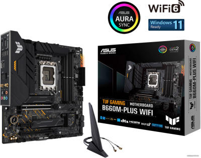 Материнская плата ASUS TUF Gaming B660M-Plus WiFi  купить в интернет-магазине X-core.by