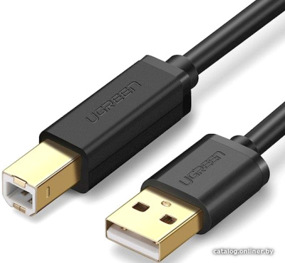 Купить кабель ugreen us115 10495 usb type-a - usb type-b (3 м, черный) в интернет-магазине X-core.by