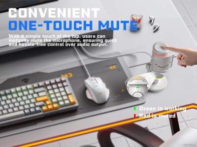 Купить проводной микрофон fifine am6 (белый) в интернет-магазине X-core.by