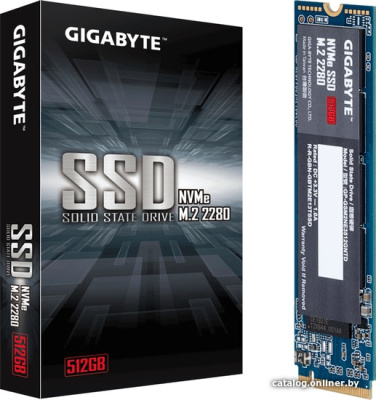 SSD Gigabyte NVMe 512GB GP-GSM2NE3512GNTD  купить в интернет-магазине X-core.by
