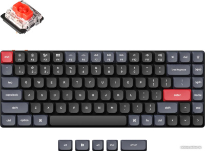 Купить клавиатура keychron k3 pro rgb k3p-h1-ru (gateron low profile red) в интернет-магазине X-core.by