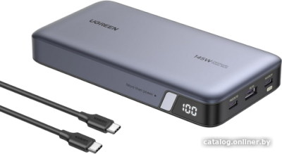 Купить внешний аккумулятор ugreen pb205 25000mah (серый) в интернет-магазине X-core.by