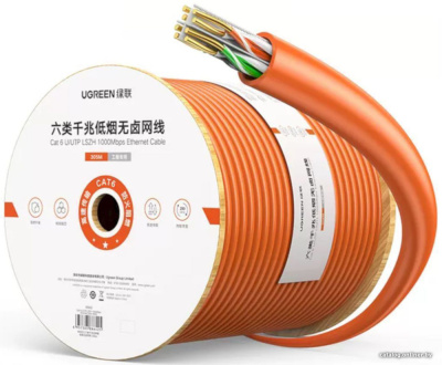 Купить кабель ugreen nw201 80642 (305 м, оранжевый) в интернет-магазине X-core.by
