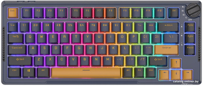 Купить клавиатура royal kludge rk-h81 rgb star night (rk cyan) в интернет-магазине X-core.by