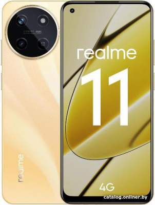 Купить смартфон realme 11 rmx3636 8gb/256gb международная версия (золотистый) в интернет-магазине X-core.by