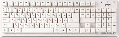 Купить клавиатура sven standard 301 usb (белый) в интернет-магазине X-core.by