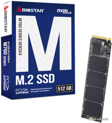 SSD BIOSTAR M760 512GB M760­-512GB  купить в интернет-магазине X-core.by