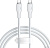 Pudding Series Fast Charging Cable 100W USB Type-C - USB Type-C (2 м, белый)