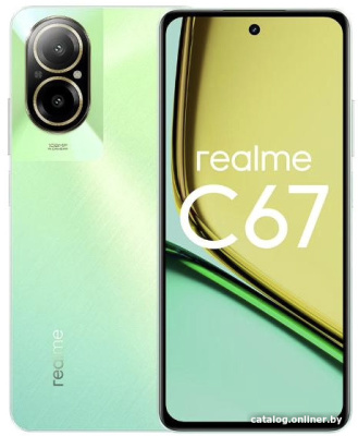 Купить смартфон realme c67 8gb/256gb (зеленый оазис) в интернет-магазине X-core.by